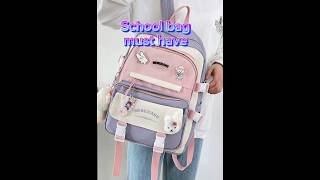 school bag must have #art #youtuber #youtube #schoolbag