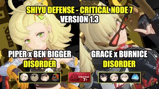 Piper Ben Lucy & Grace Burnice Rina | Shiyu Defense 1.3 | Zenless Zone Zero