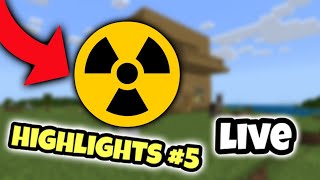 Minecraft Bedrock Edition Live Stream World - Highlights #5