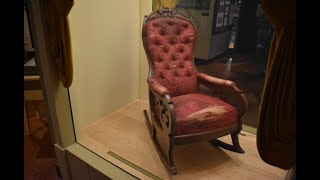 Lincoln assassination chair and JFK assassination car - Henry Ford museum