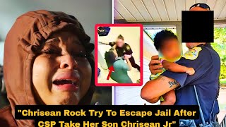 Breaking: Chrisean Rock Try To Escape Jail After CSP Take Her Son Chrisean Jr