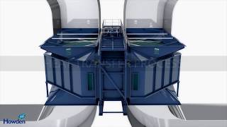 Air Preheater heat transfer process animation | Howden