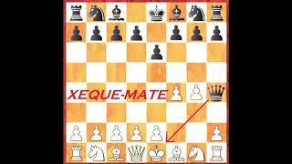 Xeque-mate Checkmate mais rápido possível, apenas 2 movimentos.