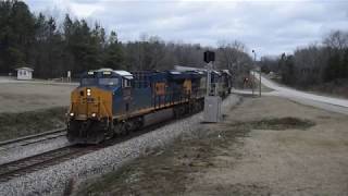 CSX Q693-11 Coming Down hill on the S curve on the Spartanburg Sub