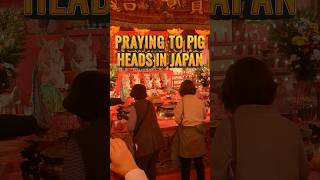 Japan Is Unreal. Praying To Pig Heads. #shorts #japan #viral #festival #unreal