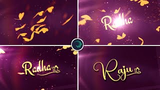 3D Name Art Video editing in Alight Motion Instagram trending video editing app