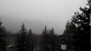 Snowing in Vail Colorado!