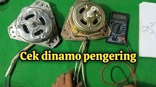 Cara mengecek dinamo pengering mesin cuci !!!