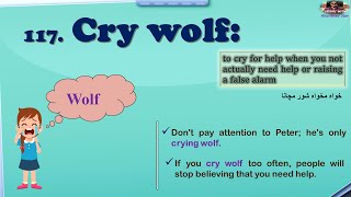 Cry wolf meaning | Learn Idioms