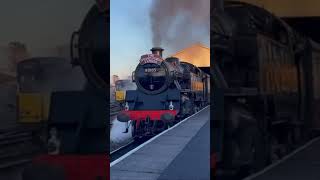 BR 2-6-4 4MT Tank 80105 Departing A Very Sunny Bo’ness