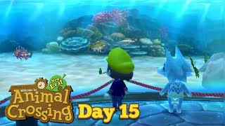 Touring the Museum for the First Time | Animal Crossing New Leaf Day 15