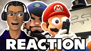 SMG3 ROBS A BANK!! | Mario Reacts to Illegal Nintendo Memes (Reaction Video)