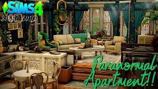 Paranormal Apartment!!👻|| Sims 4 Paranormal Stuff || Speed Build || No CC || No Mods