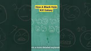 How A Black Hole kill Galaxies | #space #viral #shorts