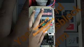 how to remove baseblock in yaskwa vfd alarm A1000 #yaskawa #top10 #toptrending