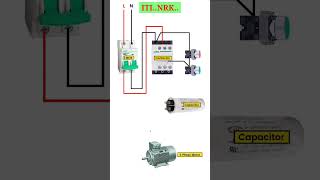 1 hp single phase motor connection#shorts #short #viral