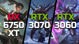 RX 6750 XT vs RTX 3070 vs RTX 3060 - Test in 10 Games