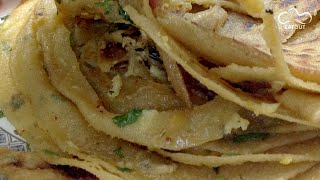 Chilli Garlic Paratha | Crispy Multilayered Garlic Paratha | Unique Style Garlic Paratha | EatOut