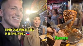 ($100 Shawarma) They really won't stop laughing at him! 🇵🇭 |Philipne shwarama | Philipin street food