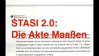 STASI 2.0: Die Akte Maaßen