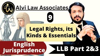 Legal Rights, its kinds & Essentials | English Jurisprudence LLB | Important questions | Lecture 9