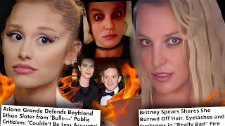 Ariana Grande DEFENDS Ethan Slater LEAVING His Family and Britney Spears’ BIZARRE House FIRE 🔥