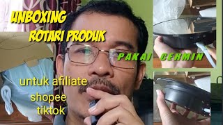 UNBOXING ➡️ROTARI PRODUK➡️PAKAI CERMIN ➡️ UNTUK AFILIATE TIKTOK DAN SHOPEE