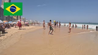 Rio de Janeiro Brazil beach walk LEBLON BEACH #riodejaneiro