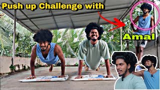 Push up Challenge with Amal 😆 | 100  Push ups | #september042023 Analskyb Analdas