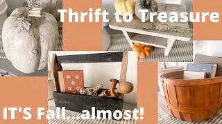 Trash to Treasure | thrift flips for my booth | Jumping into FALL!!!