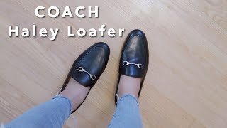 COACH Haley Loafer | unboxing & try-on