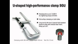 BESSEY J-series Step Over Clamps