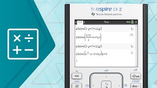 Use Numerical Solve on the TI-Nspire CX II Graphing Calculator