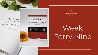 Week Forty-Nine Leadership Video Planner - Ginger Bell