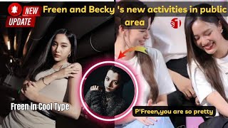 (Freenbecky)Freen and Becky are very happy together in public area