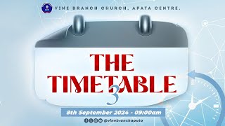 The Time-Table III | Glorious Worship Service LIVE 🔴 | 8th September, 2024