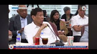 Hon. Rodrigo Duterte Answers Rep Dan S. Fernandez; "Are You The Lord of All Drug lords?"