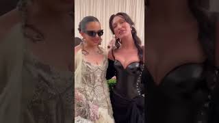 SO BEAUTIFUL ❤️‍🔥 Rosalia and Bella Hadid at the #metgala2022 ❤️❤️❤️