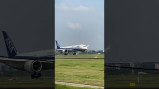 ANA Boeing 787 DREAMLINER landing di bandara Soekarno Hatta‼️