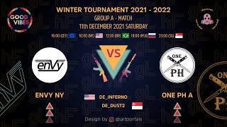 Envy NY Vs OnePh A @ Winter Tournament 2021 - 2022