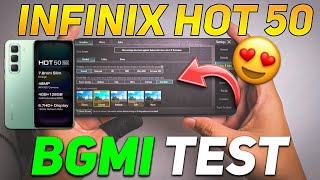 INFINIX HOT 50 5G PUBG TEST | DM 6300 PROCESSOR 🥵🔥