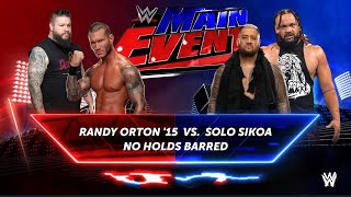 Randy Orton VS Solo Sikoa | No Holds Barred! 🔥❌♨️ #wwe #wrestling #2k24 #gaming