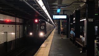 MTA Subway: Inwood-207 St Bound Bombardier R179 (A) @ Washington Heights-168 St￼