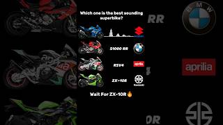 Superbikes Sound 🥵🔥|#kawasaki #zx10r #bmw #s1000rr #suzuki #gsxr1000r #aprilia #rsv4 #exhaust #sound