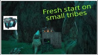 Starting out Fresh On official small tribes  | Ark official small tribes pvp| episode 1