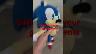 Saying hi at a FAMILY PARTY #shorts #trending #viral #subscribe #sonicplush