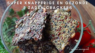 Keto crackers. Alleen maar zaden en niets anders. 🌿