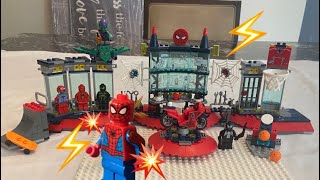 PW: LEGO set attack on the spider lair 76175 speed build!!!