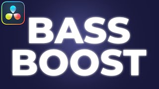 How to BASS BOOST Audio in Davinci Resolve Tutorial