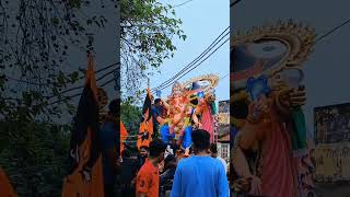 Kendrapara Ganesh Puja bhasani 2k23 . Balababa Youth Club.Grand entry of lord Ganesha #viral #shorts